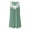 Green, variant on Women's Linen V Neck Tank Top, Lace Trim Boho Sleeveless Blouse, Pleated Front Elegant Gauze Cami, Loose Fit Summer Vacation Shirt