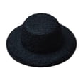 thumbnail image 1 of 1:12 Sombrero para Casa de Muñecas, Accesorios para La Cabeza con Pinza para El Pelo, Accesorios para Muñecas, Decoración, Sombrero de Juguete, Sombre Negro, 1 of 8