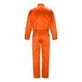 thumbnail image 4 of DDAPJ pyju Clearance Sales Today! Mens Workwear Coveralls Work Mechanic Jumpsuits Long Sleeve Coverall Work Wear with Multi Pockets Orange M, 4 of 5