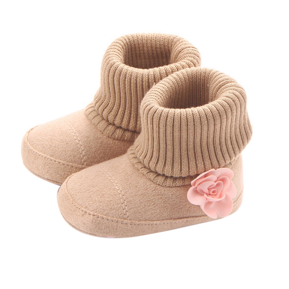 Baby Girl Cute Shoes Newborn First Walker Snow Boots Infant Toddler
