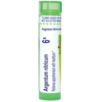 Boiron Argentum Nitricum 6X, Homeopathic Medicine for Apprehension With Heartburn, 80 Pellets