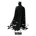 thumbnail image 2 of Men's The Batman Silhouette Bats Graphic Tee White Small, 2 of 5