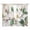 Light brown, variant on Flowers Leaves Semi Sheer Window Curtains 72 Inches Long, Farmhouse White Botanical Magnolia Retro Rod Pocket Voile Silky Chiffon Curtain Light Filtering Drapes for Living Room, 52"x72", 2 Panels