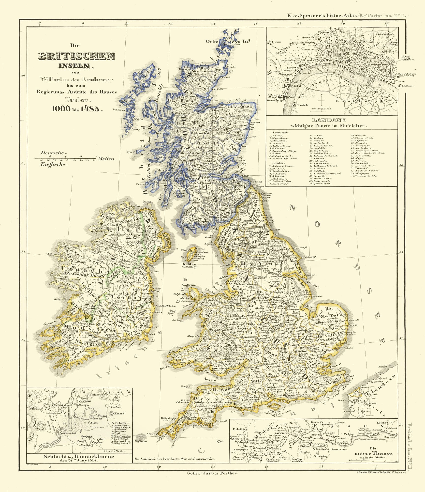 british-isles-tudors-1066-1485-spruner-1839-23-x-26-00-walmart