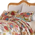 thumbnail image 4 of Lewi King Pillow Sham, 20 x 36, Bright Colorful Floral Pattern, Cotton, 4 of 6
