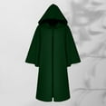 thumbnail image 4 of Hvyesh Men Renaissance Cloak with Hood Medieval Women Hooded Cape for Halloween Cosplay, 4 of 4