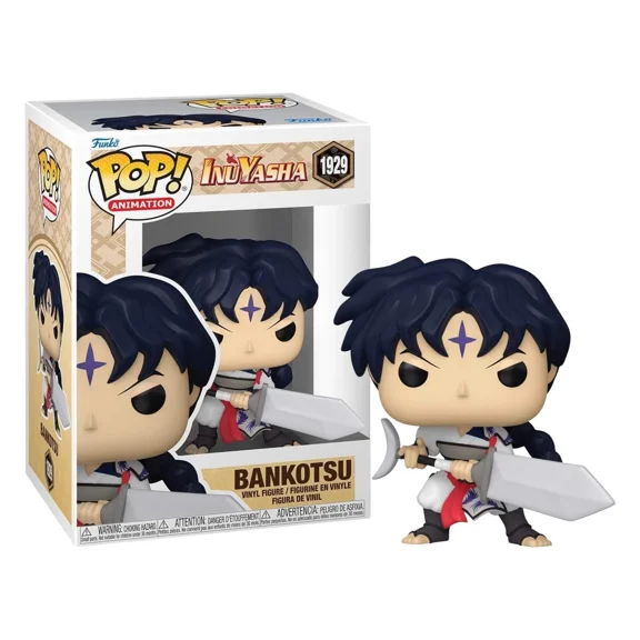 Funko Pop Bankotsu 1929 from the Anime Inuyasha with Protector