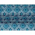 thumbnail image 5 of oneOone Velvet Teal Blue Fabric Abstract Traditional Craft Projects Decor Fabric Printed By The Yard 58 Inch Wide, 5 of 7