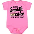 thumbnail image 3 of Inktastic Let Me Smash Cake Its My Birthday Girls Baby Bodysuit, 3 of 5