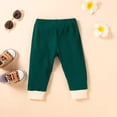 thumbnail image 6 of StylesILove Baby Boys Girls Solid Long Sleeve Henley Top & Pants 2pcs Set Unisex Toddler Ribbed Cotton Outfit (Green, 24 Months), 6 of 8