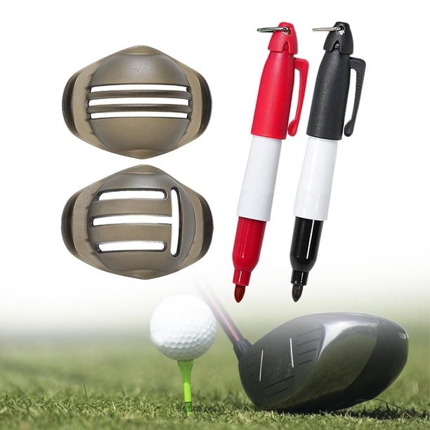 Juego de Marcadores de Pelota de Golf shamjiam de 2 Piezas con Revestimiento