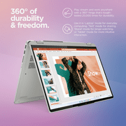 Lenovo Ideapad Flex 5i 16 WUXGA IPS Touchscreen Laptop, Intel Core i7-1255U, 8GB RAM, 512GB SSD, Windows 11 Home, Cloud Grey, 82R80022US