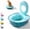 Blue, variant on Cat Potty Training Kit for Indoor Cats, Odor Control Portable Toilet Litter Box with Anti-Splash Raised Edge, PP Material, for Kittens and Adult Cats (Gray)