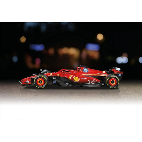 Burago Ferrari Sf-24 Miami Gp Leclerc #16 A Escala 1:18