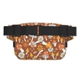 thumbnail image 3 of Disketp Floral Hippie Mushrooms Riñonera de Doble Capa, Bolsa de Cintura Ajustable para Viajes, Correr y Senderismo, Riñonera Ligera para Hombre y Mujer, 3 of 9