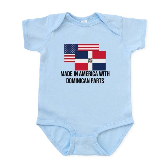 CafePress - Dominican Parts Body Suit - Baby Light Bodysuit, Size Newborn - 24 Months