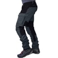 thumbnail image 4 of GrmtClth Mens Cargo Pants 2026 Linen Relaxed Fit Casual Elastic Waist Drawstring Palazzo Pants Summer Beach Travel Wide Leg Trousers with Label Black L, 4 of 6
