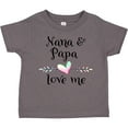 thumbnail image 3 of Inktastic Nana and Papa Love Me- Heart Grandchild Boys or Girls Toddler T-Shirt, 3 of 5
