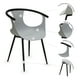 thumbnail image 5 of Juego de 4 Sillas Minimalista Nórdico Catanzaro Madera Ergonómica Moderna Mundo In  SILL0903658GRIS, 5 of 7