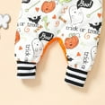 thumbnail image 6 of HIPYLO 1st Halloween Baby Boy Outfit Baby Girl Fall Outfits 0-3 Months Girls Size 8 Outfits Baby Boys' Clothing Sets Overalls for Girls Little Boys, 6 of 8