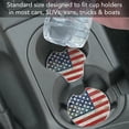 thumbnail image 7 of CounterArt "Americana" 1 Pack Absorbent Stone Coaster for Vehicle Cup Holder 2.6” Diameter, 7 of 7