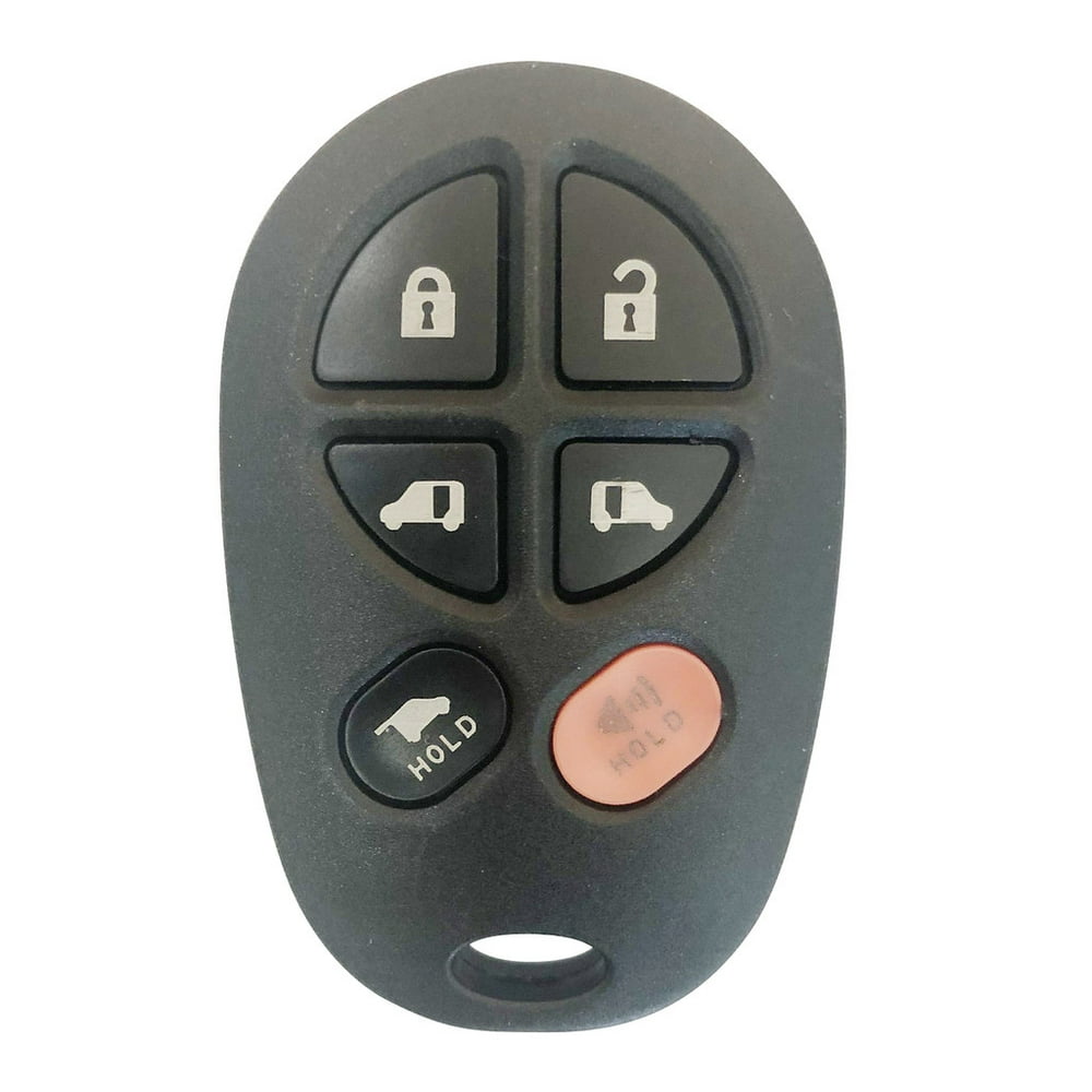 Car Key Fob For 20042016 Toyota Sienna Remote 6 button FCCIDGQ43VT20T