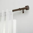 thumbnail image 2 of Exclusive Home Lucero 1" Window Curtain Rod and Finial Set, Adjustable 36"-72", Oil Rubbed Bronze, 2 of 8