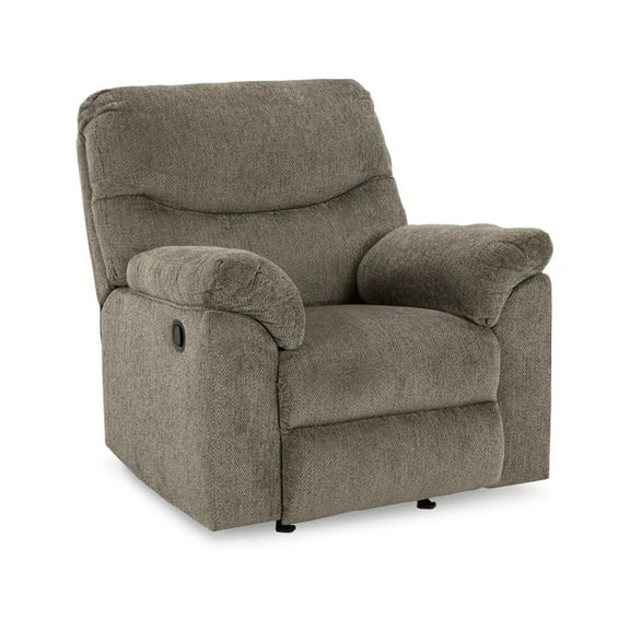 Signature Design by Ashley Alphons Putty Recliner with Pull-Tab Reclining Motion