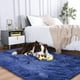 thumbnail image 4 of Alfombra grande Shaggy Merelax de felpa antideslizante, 122 x 183 cm, azul marino, 4 of 7