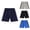 Blue, variant on Tranfacy Toddler Boys 4-15 Years Summer Half Pants Fashion Solid Casual Outdoor Daily Wear Shorts