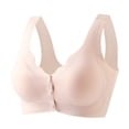 thumbnail image 2 of Women's Fashionable And Casual Non Wired Front Buckle Vest Style Bra, 2 of 7