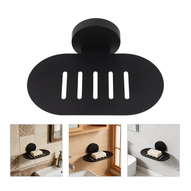 BESTYASH Para Jabón Con Drenaje Y Montaje En Pared De Acero Inoxidable Para