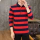 thumbnail image 3 of Sudadera ajustada con cuello para hombre, polos para hombre, jersey de negocios, ropa formal ajustada, ofertas, citas estéticas, invierno, XXL, 3 of 5