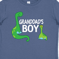 thumbnail image 4 of Inktastic Granddad's Boy Grandson Dinosaur Boys Baby T-Shirt, 4 of 5