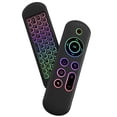 thumbnail image 2 of Jixopn M5 Fly Air Mouse Control Remoto Recargable 2.4G + BT5.2 Mini Teclado Inalámbrico Flying Mouse Control Remoto 7 Colores Retroiluminado Sensor de Movimiento para Android TV, 2 of 8