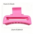 thumbnail image 4 of FastXmas 9.8 Inch Extra Large Claw Clips for Thick Hair, Pink Clip for Women Girls,Strong Hold Oversized Hair Clips, Big Hair Accessories for Thick/Long/Curly Hair(9.8 x 5.2 Inch), 4 of 4