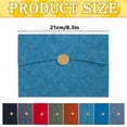 thumbnail image 3 of Portable A5 Tri Fold Notebook Soft Leather Cover Buckle Closure Refillable Journal for On the Go, 3 of 4