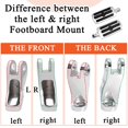 thumbnail image 5 of Fovplue Mini Estribo De Pasajero Con Kit De Montaje Para Harley Touring 1993-2024 Para Cvo Electra Glide Road Glide Road King Street Glide Ultra Classic Ultra Limited Revival Flh Chrome#2, 5 of 5