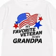 thumbnail image 4 of Inktastic My Favorite Veteran is My Grandpa Boys or Girls Long Sleeve Toddler T-Shirt, 4 of 5