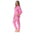 thumbnail image 2 of Just Love Printed Flannel Adult Onesie Pajamas 95813-1C-L (Plaid, X-Small), 2 of 3