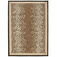 thumbnail image 2 of SAFAVIEH Journey Cleves Animal Machine Washable Area Rug, Beige/Black, 7'9" x 10', 2 of 13