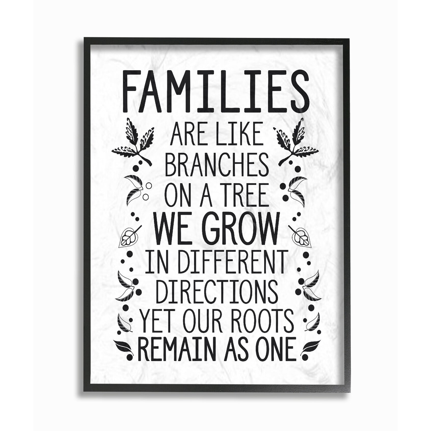 The Stupell Home Decor Collection Families Are Like Branches Wall Art