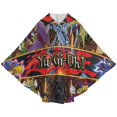 thumbnail image 3 of Yu-Gi-Oh Wearable Blanket Flannel Poncho Office Work Warm Cozy Shawl Blanket, Plush Cape Wrap for Women and Men, 3 of 7