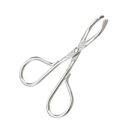 Revlon Slant Tip Scissor Grip Tweezers for Precise Hair Removal, Comfortable Control Handle, 1 Count