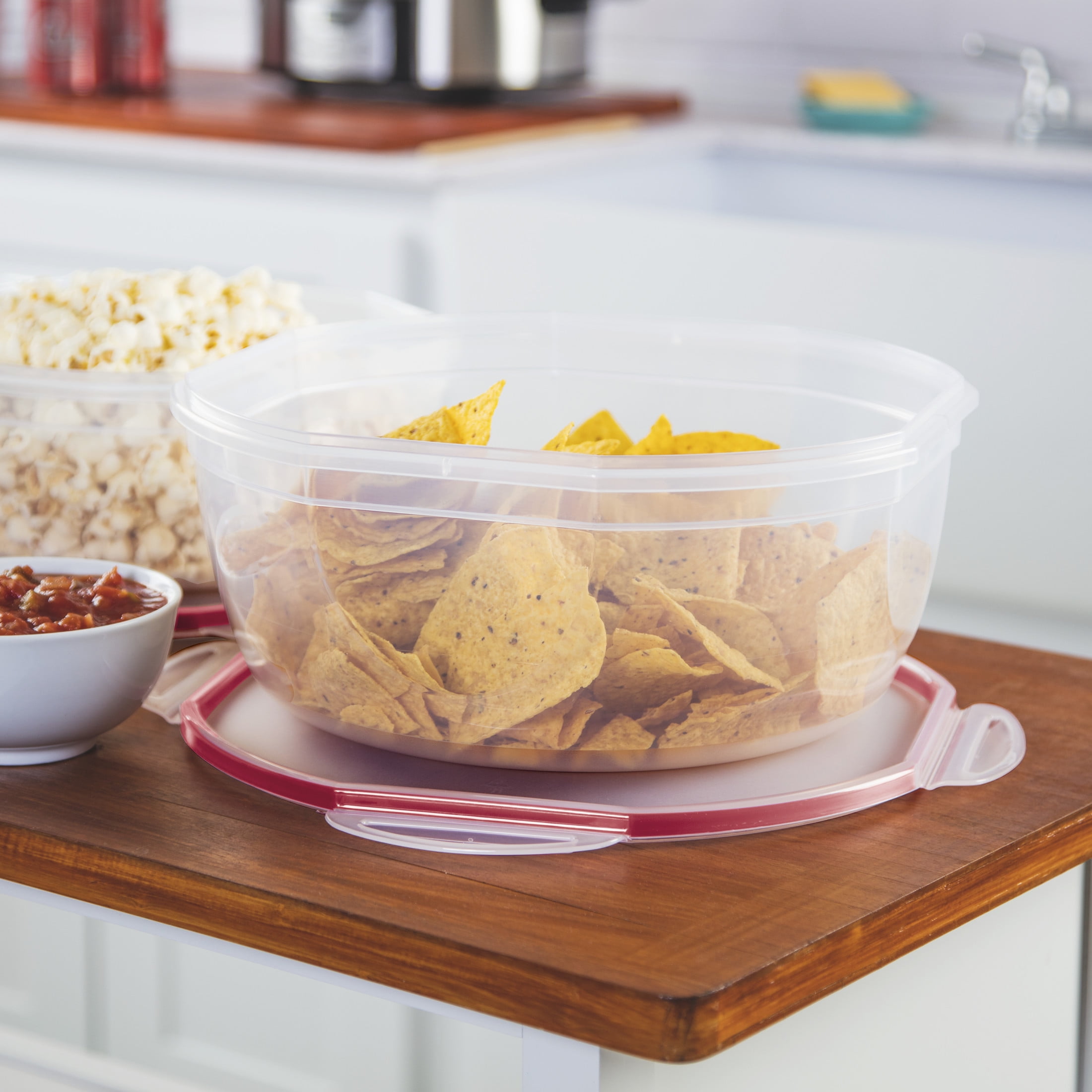 Sterilite Ultra•Seal™ 8.1 Qt. Bowl, Latching Food Storage Container, Air and Water-Tight, BPA-Free, Clear