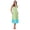 Lime Twist Open Ditsy, variant on Women’s Sleepwear Midi Knit Nightgown, Sizes XS-4X
