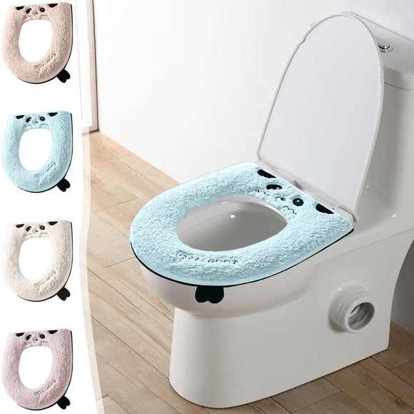 Asiento de Inodoro Xihbxyly Bordado Cremallera Universal para El Hogar
