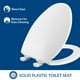 thumbnail image 2 of Asiento de inodoro Bemis 7300SLEC alargado con cierre lento, color blanco, 2 of 7