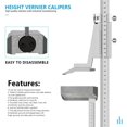 thumbnail image 2 of 0-300mm Altitude Caliper Altimeter Stainless Steel Vernier Caliper with Vertical Measuring Ruler Tool 1pcs, 2 of 5