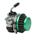 thumbnail image 2 of Motorcycle Carburetor Carb 19mm 49cc Performance Air Filter Manifold Assembly for 2-stroke 47cc 49CC ATV Mini Pocket Bike, 2 of 9